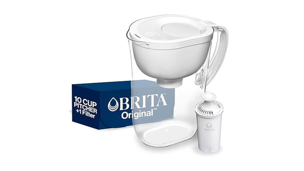 10 cup water filter pitcher