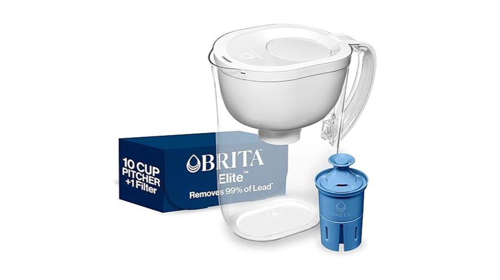 10 cup water filter pitcher