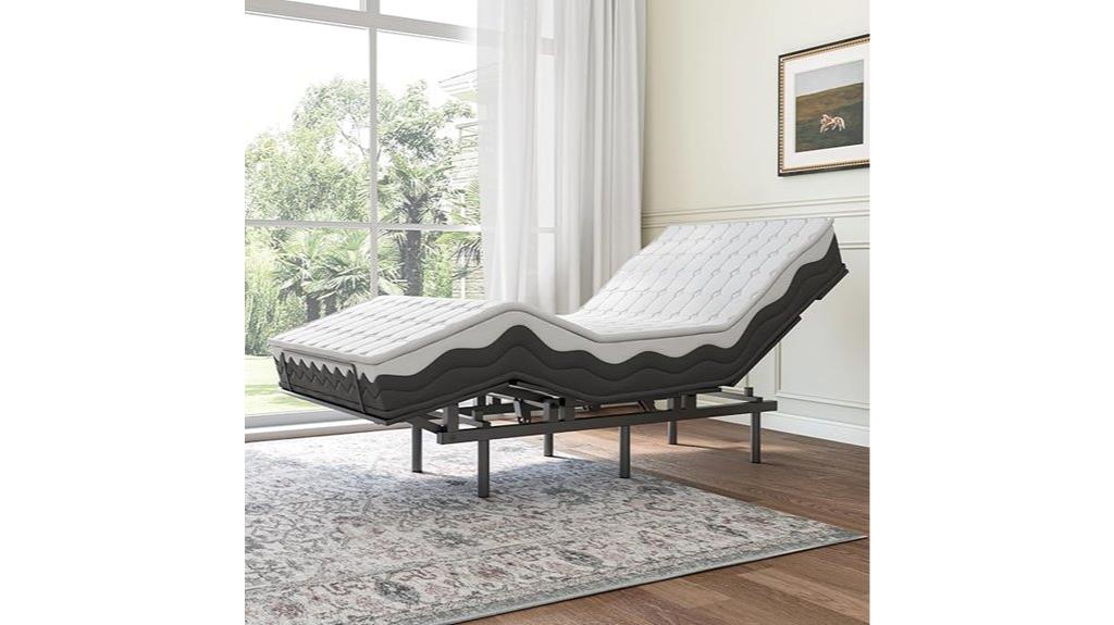 adjustable bed with remote