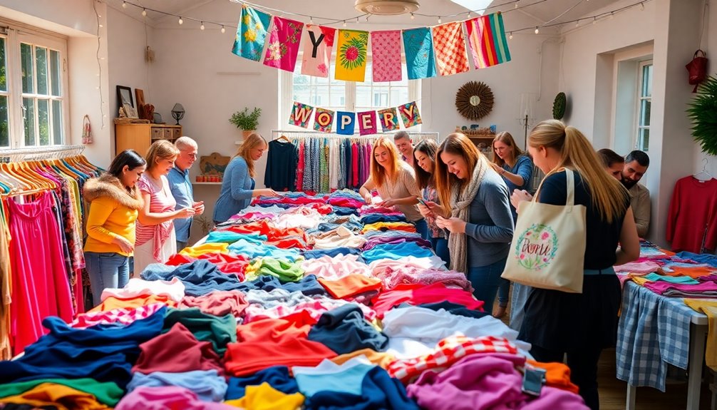 clothing exchange event planning