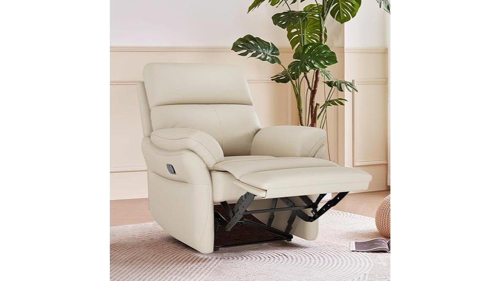 comfortable leather recliner chair