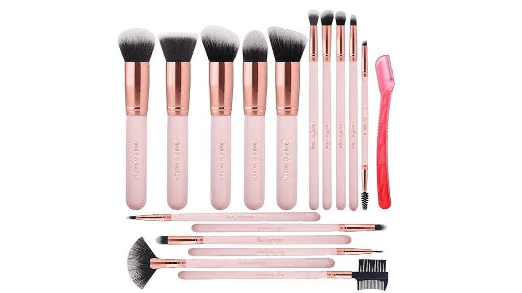 comprehensive 16 piece brush set