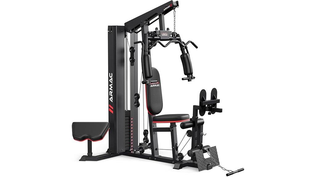 home gym weight stack