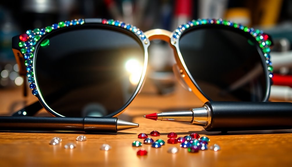hotfix rhinestone application method