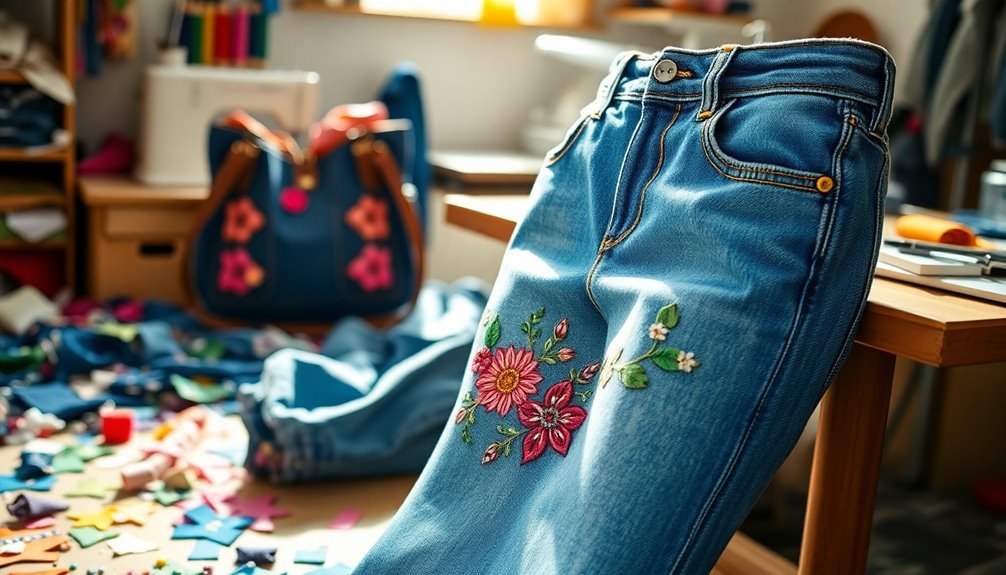 jeans turned into fashion