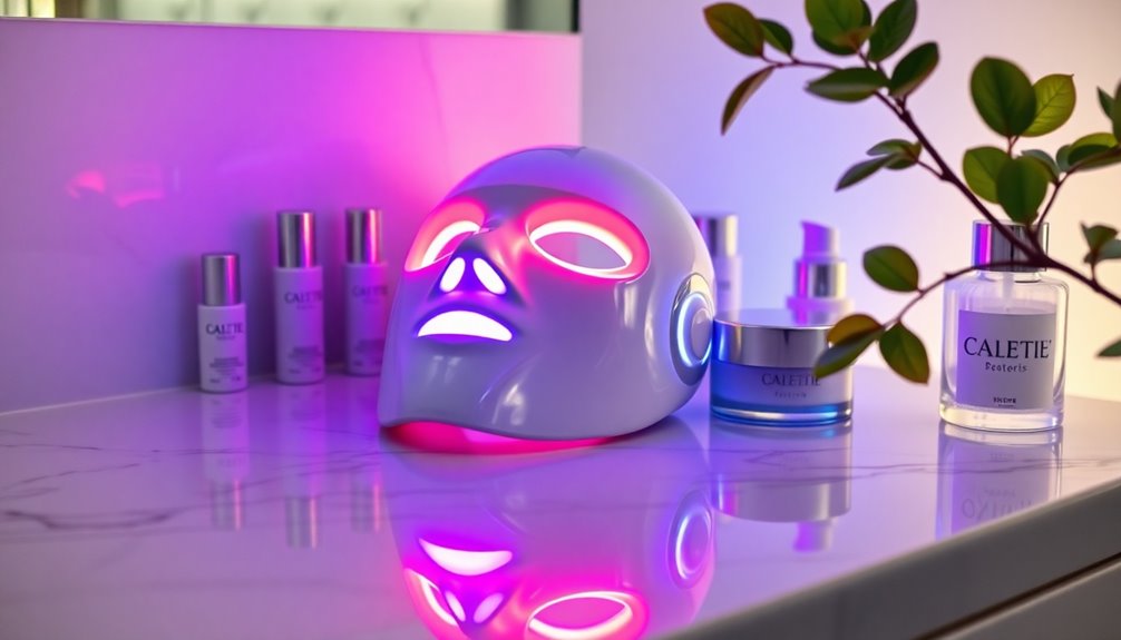 led mask light therapy