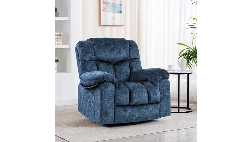 massage recliner with usb