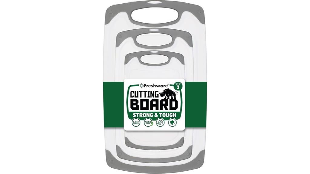 plastic cutting board set