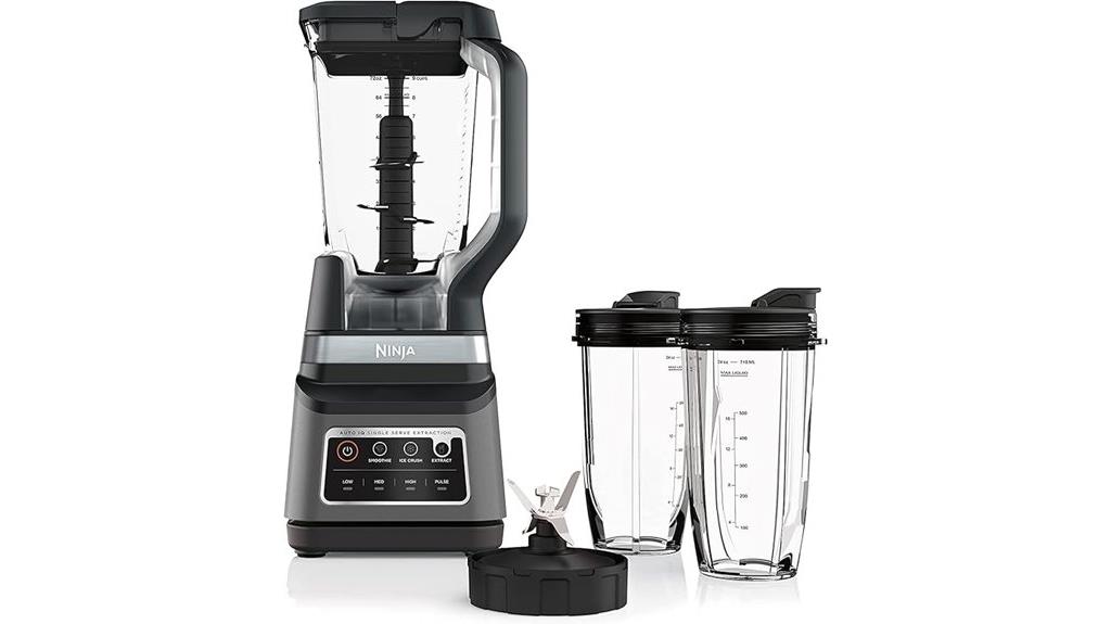 powerful dual blender system