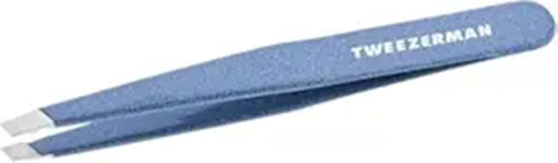 sky blue slant tweezers