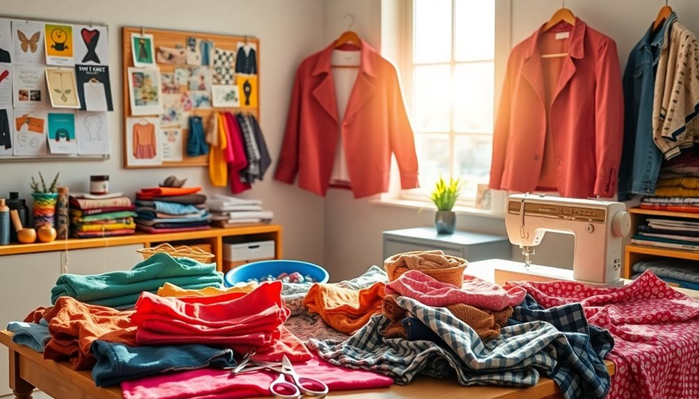 sort and assess wardrobe items