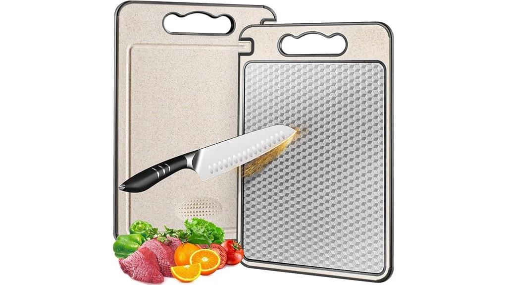 stainless steel kitchen board