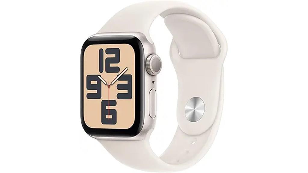 starlight aluminium apple watch