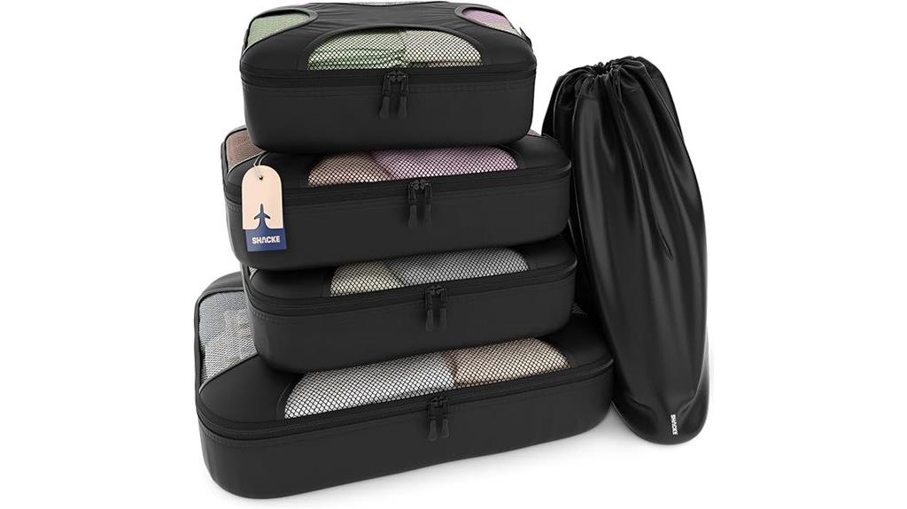 travel packing cube set
