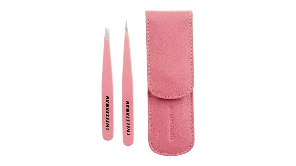tweezerman tea rose set