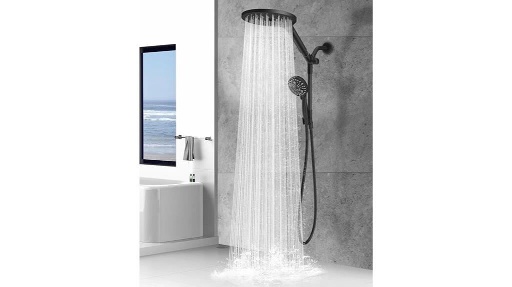 versatile dual shower system