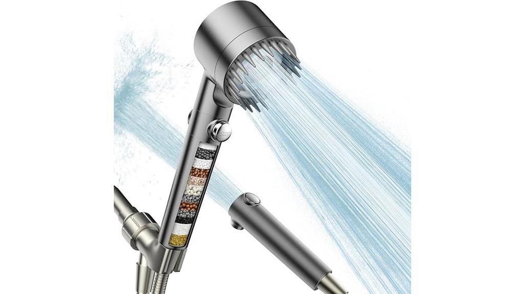 versatile filtered handheld showerhead