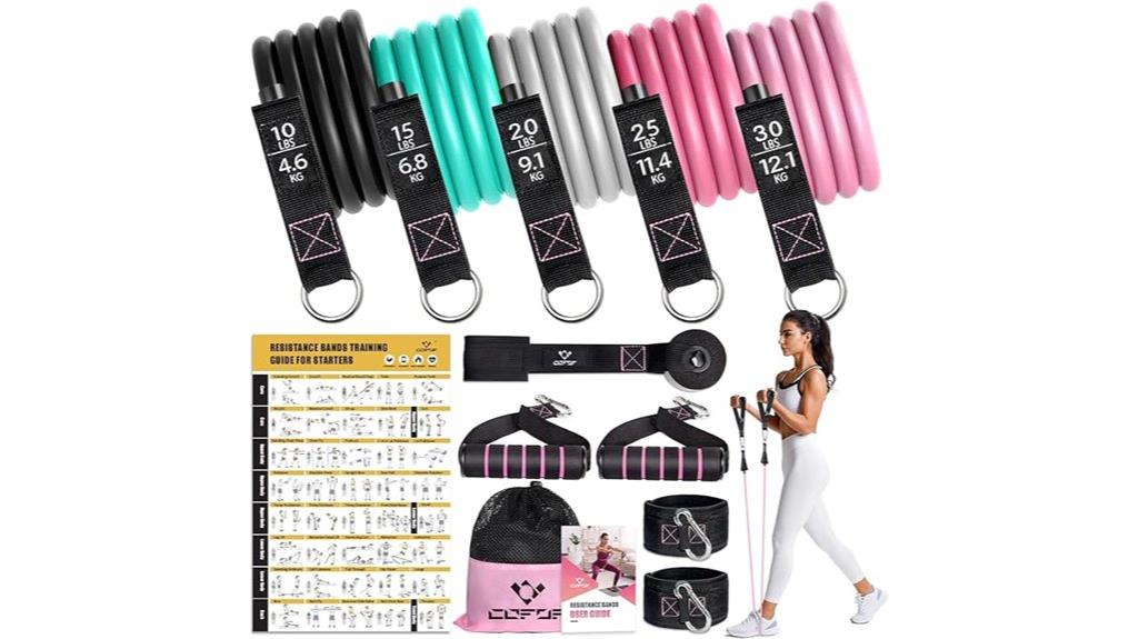versatile workout bands set
