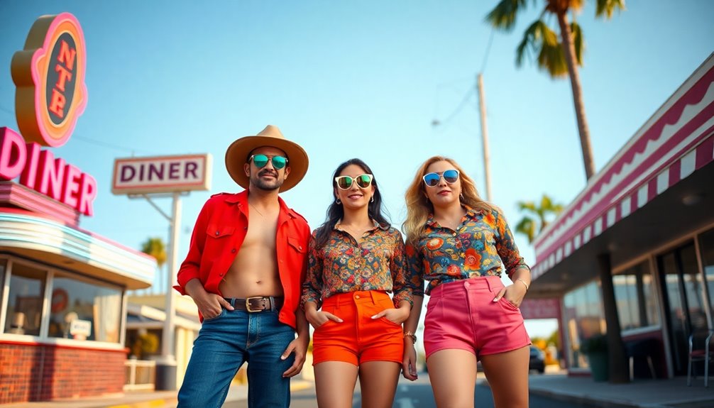 celebrities embrace retro fashion