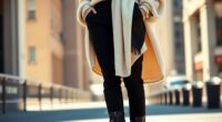 chic oversized clothing styling