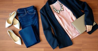 jeans transformed into elegance