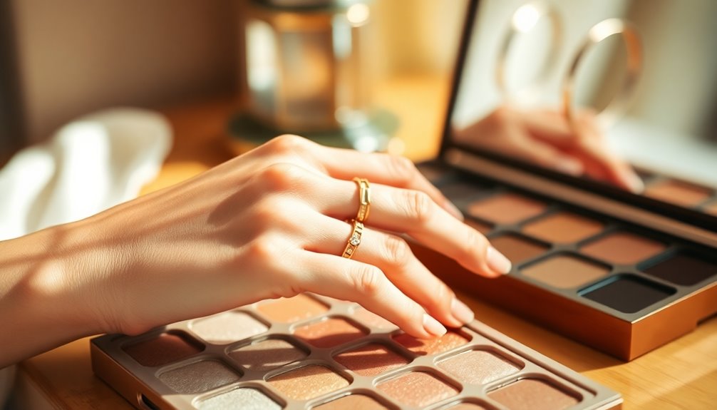 jewelry and makeup harmony
