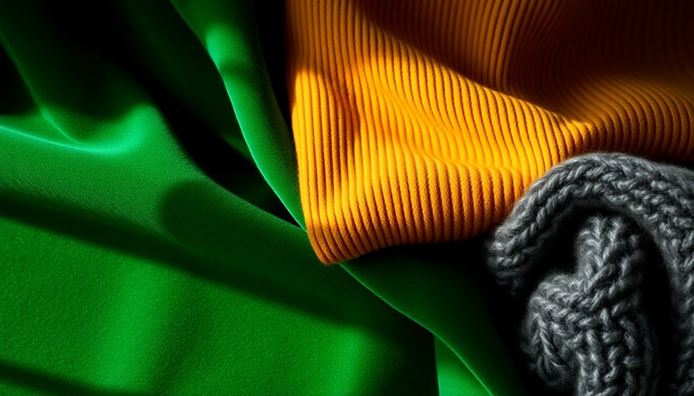 luxurious warm tactile textiles
