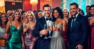 sparkling festive attire 2025