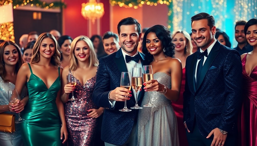 sparkling festive attire 2025