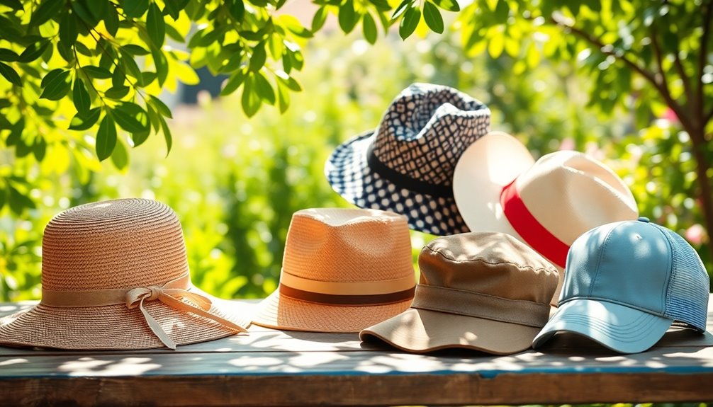 summer hat style variety