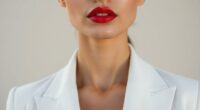 vibrant lips simple style