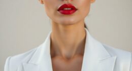 vibrant lips simple style