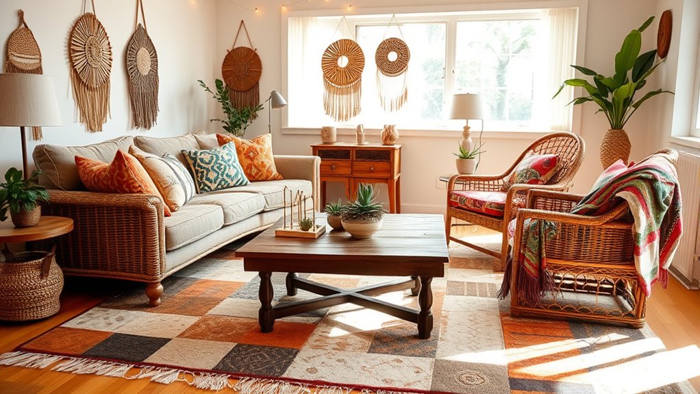 affordable boho interior makeover
