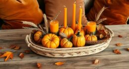 autumn themed boho home decor