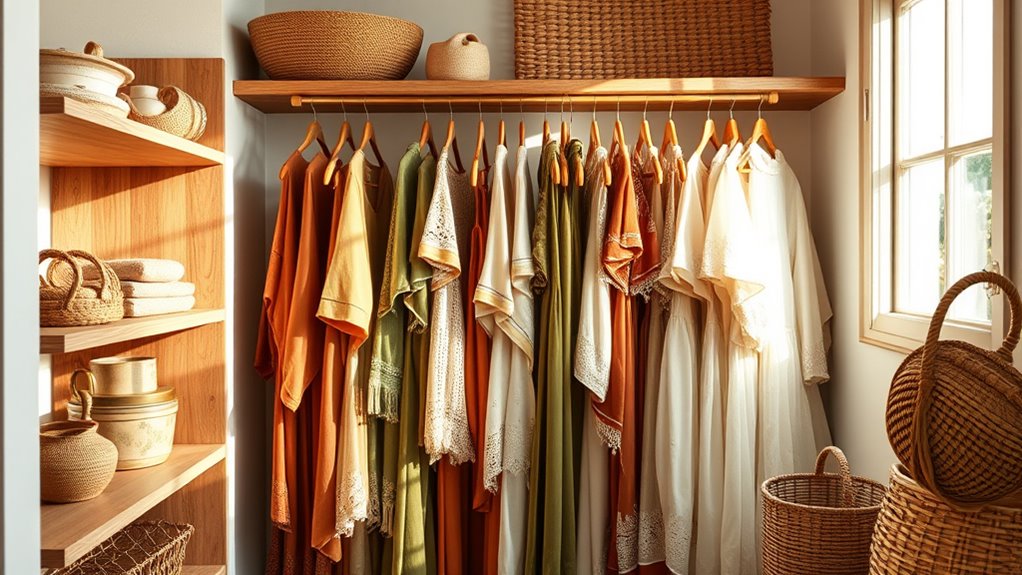 bohemian minimalist wardrobe style