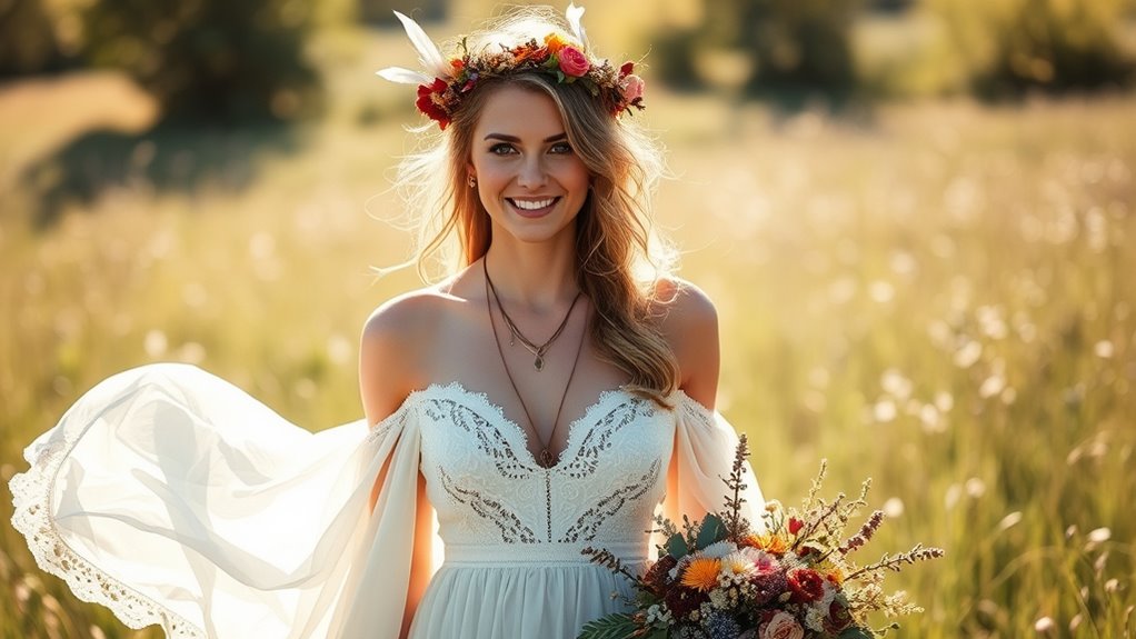 boho bridal handcrafted elegance
