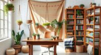 boho chic work environment