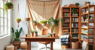 boho chic work environment