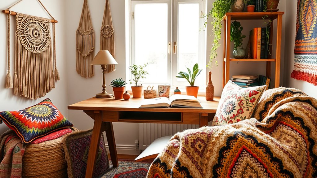 boho eclectic natural decor