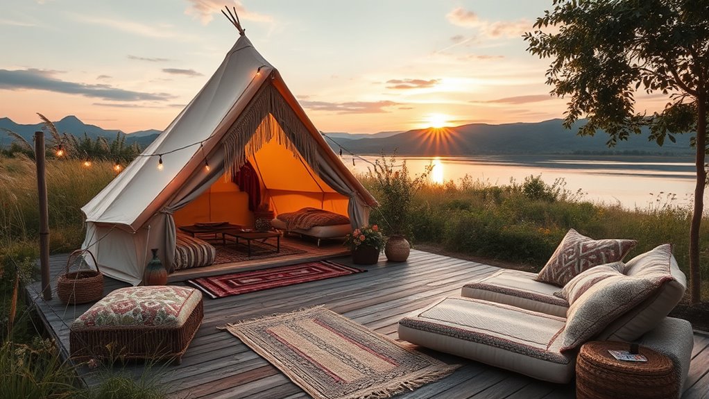 boho eco friendly glamping retreats