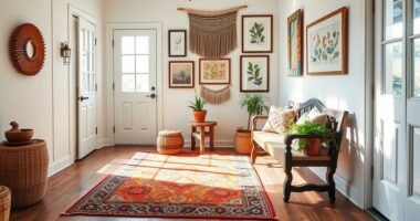 boho entry decor ideas