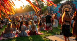 boho festival music art mindfulness