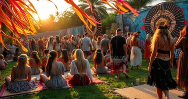 boho festival music art mindfulness