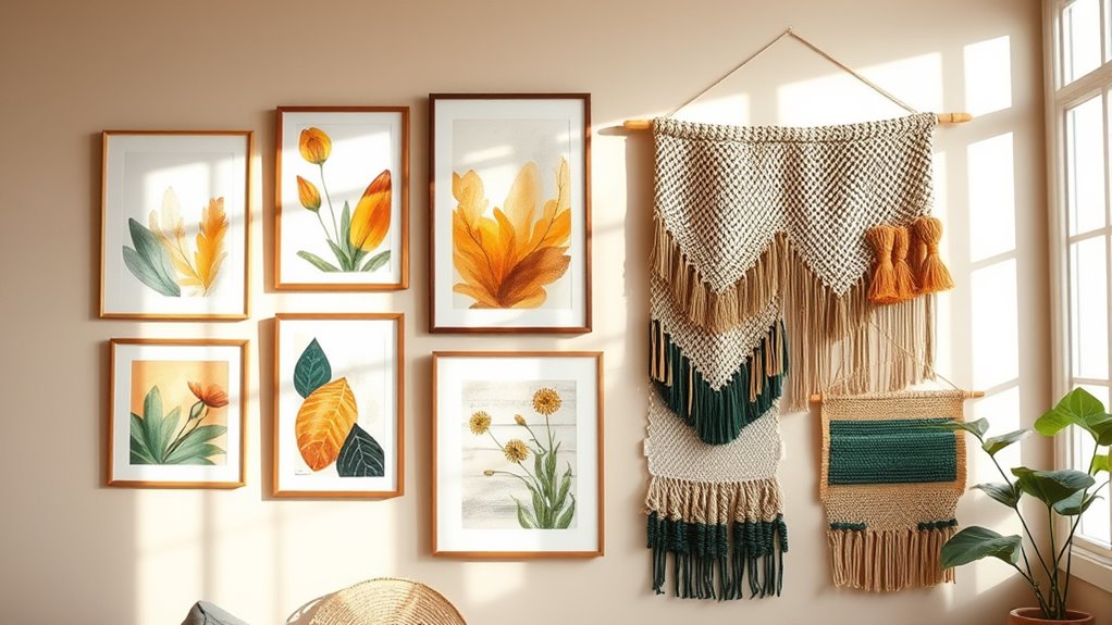 boho gallery wall ideas