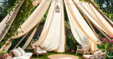 boho garden outdoor structure