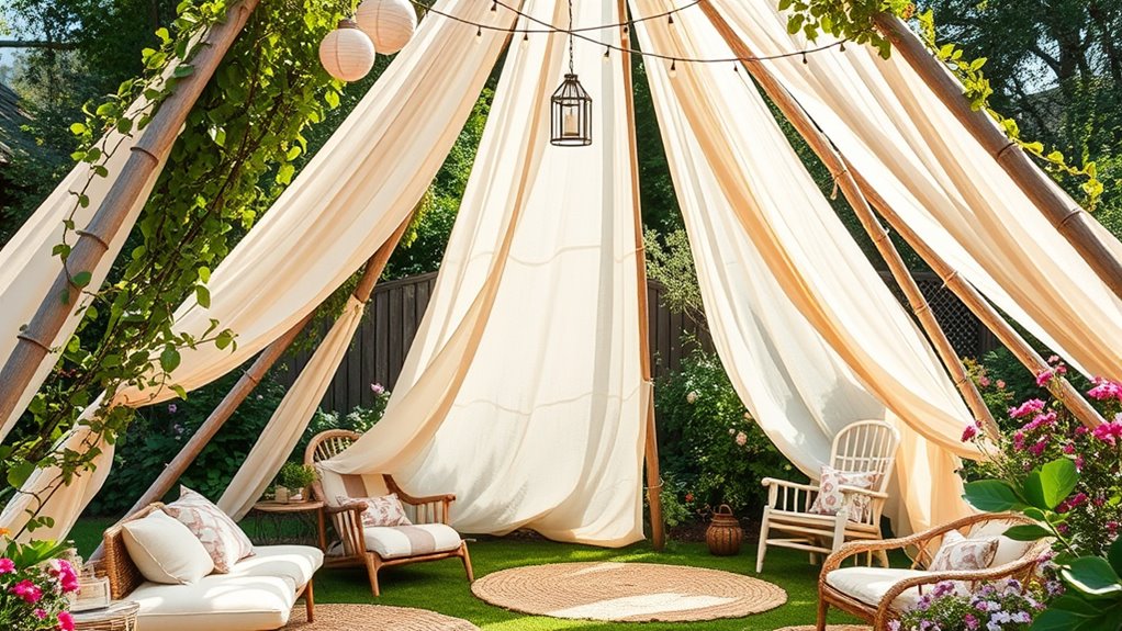 boho garden outdoor structure
