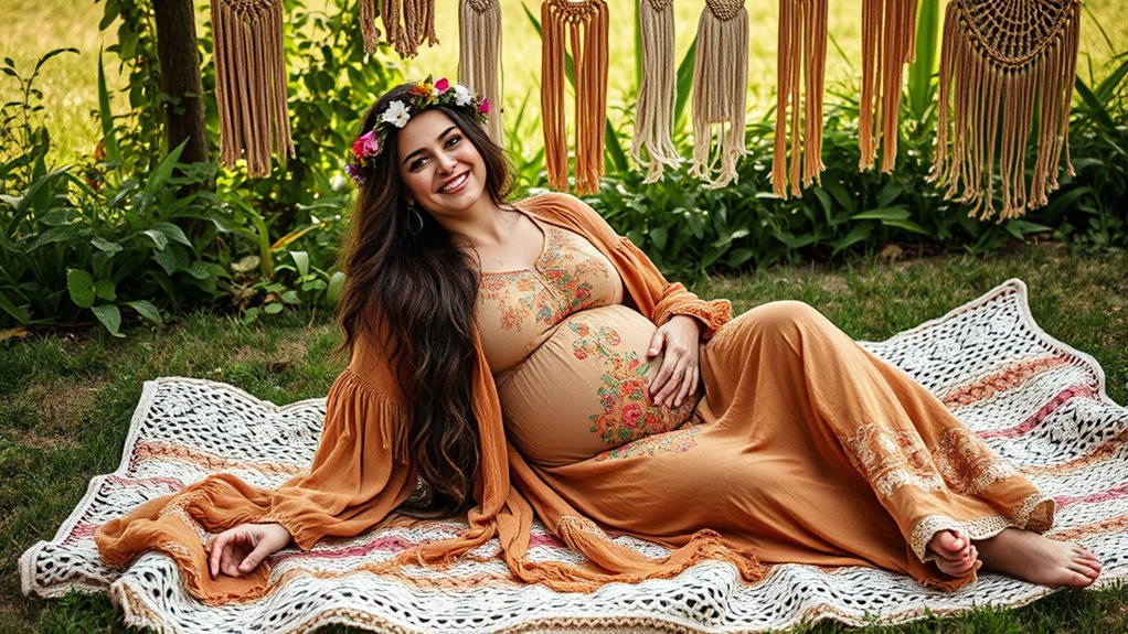 boho maternity fashion comfort