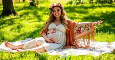boho maternity style comfort