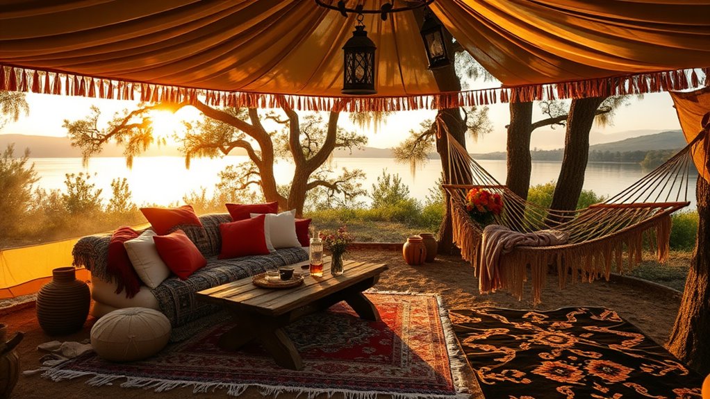 boho natural relaxed retreat