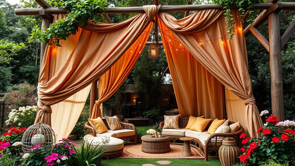 boho outdoor relaxation retreat